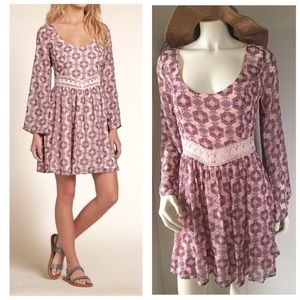 BOHO BELL SLEEVE DRESS🌺
